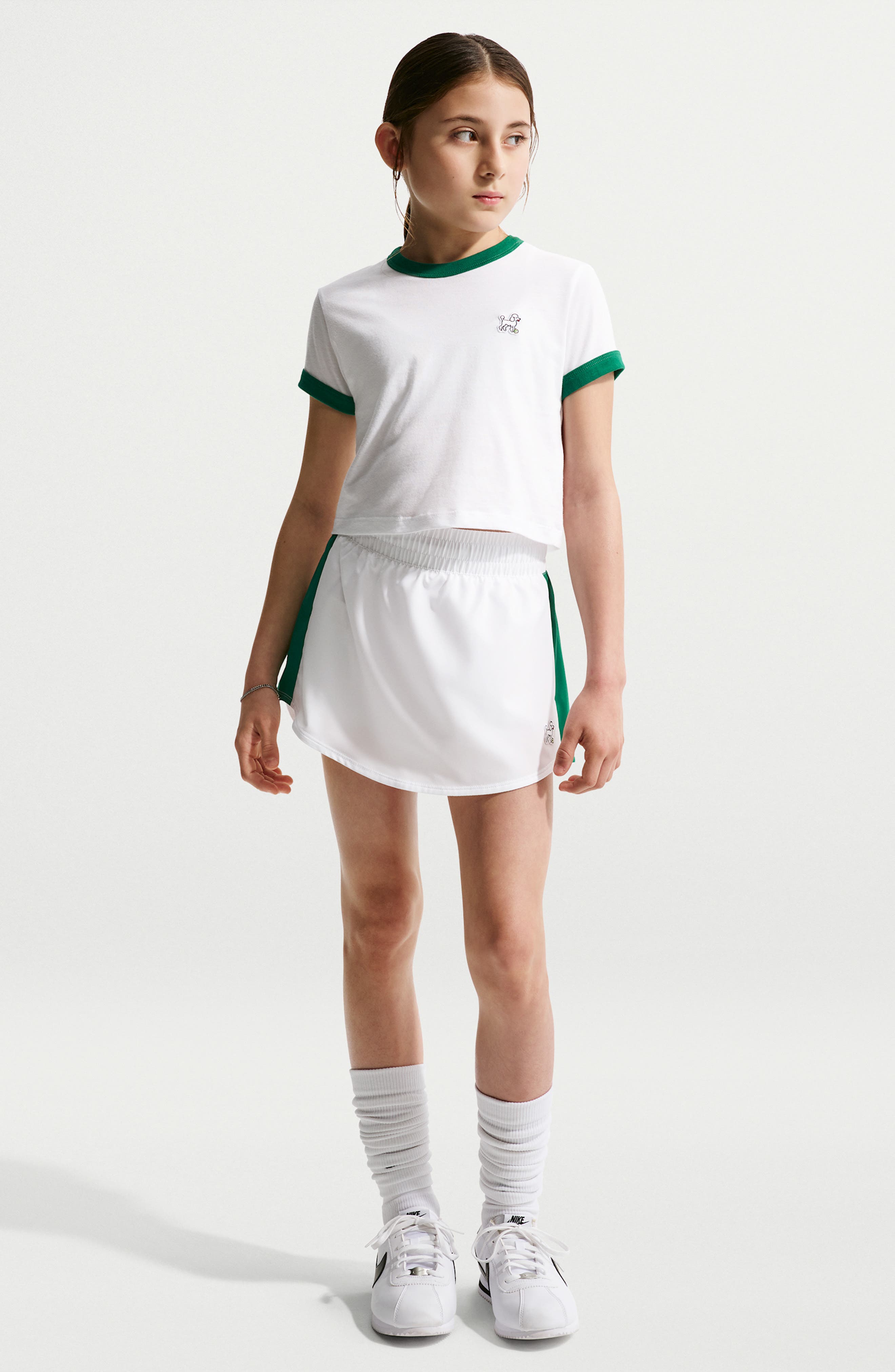 WHITE/ MALACHITE