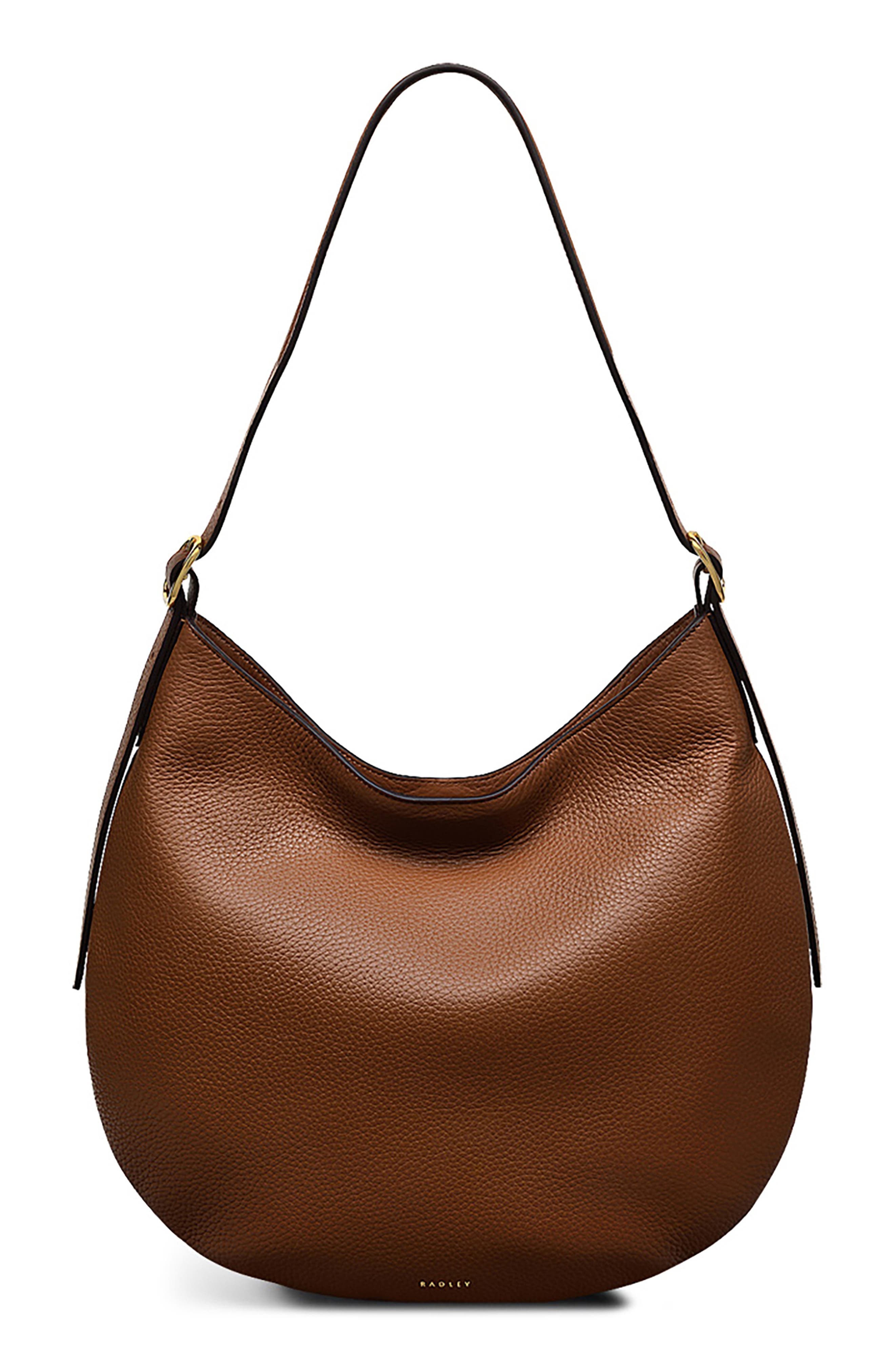 Radley Kensington Place Large Shoulder Bag, Main, color, Saddle