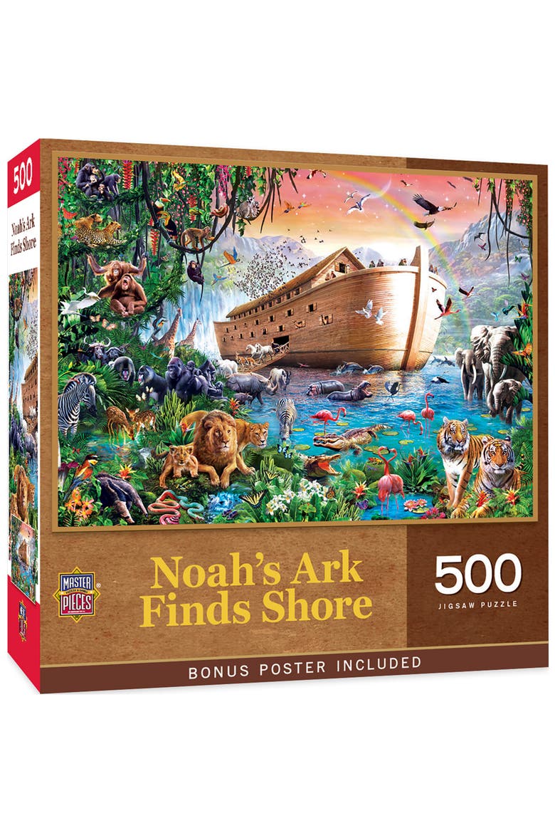 Noah's Ark Finds Shore 500 Piece Puzzle, Main, color, Multicolor