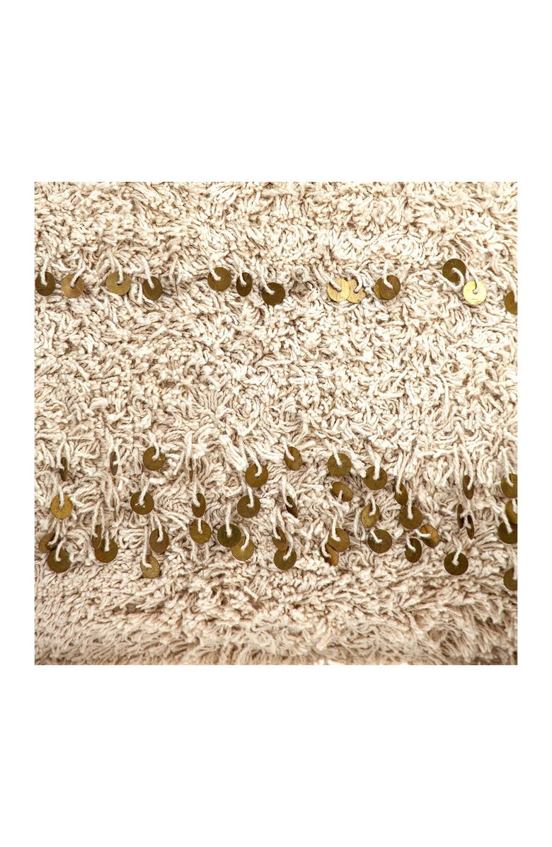 PARKLAND COLLECTION Acacia Transitional Beige Throw Pillow, Alternate, color, Beige