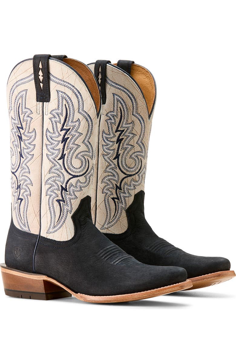 Ariat Futurity Relentless Western Boot, Alternate, color, Navy Bison