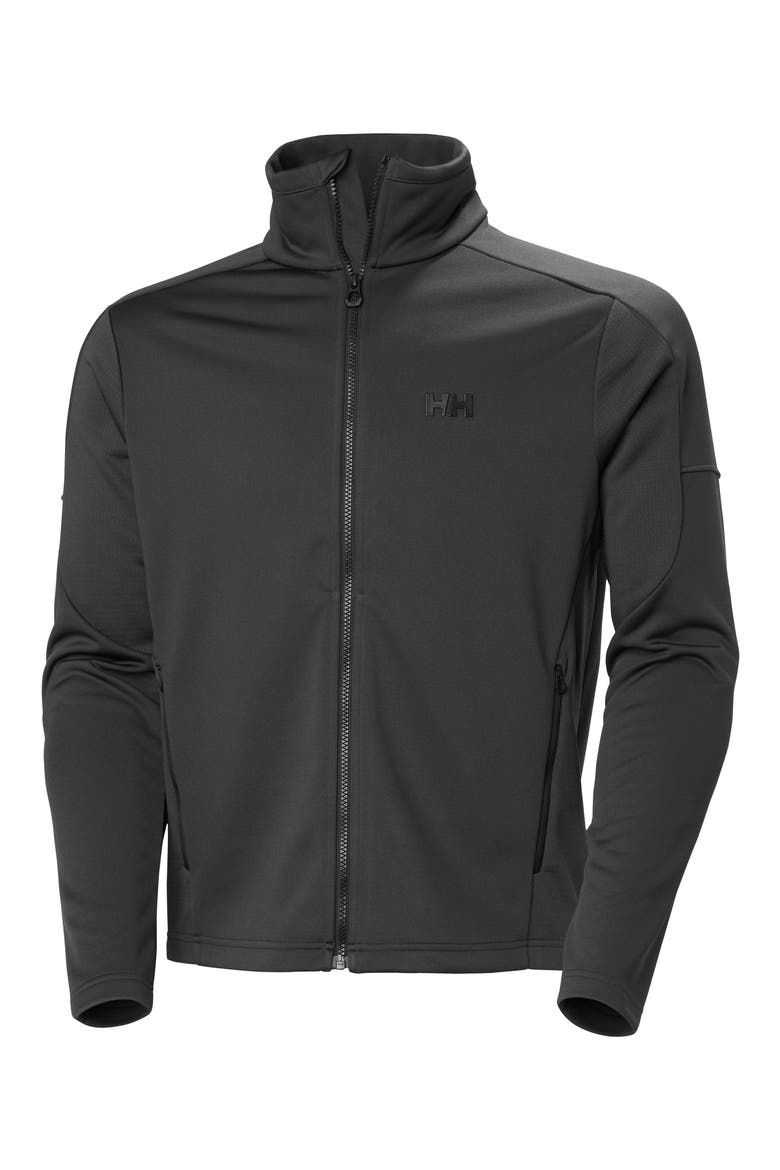 HP Fleece Jacket, Alternate, color, EBONY