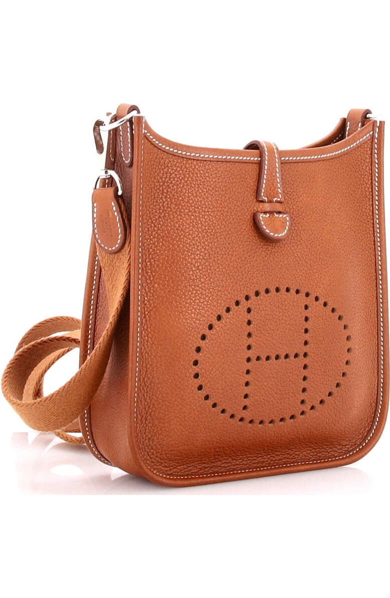 Pre-Owned Hermes Evelyne Bag Gen III Barenia Faubourg TPM, Alternate, color, Fauve