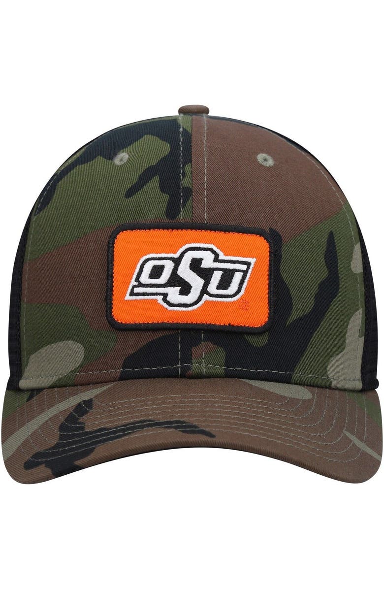 Nike Men's Nike Camo/Black Oklahoma State Cowboys Classic99 Trucker Snapback Hat, Alternate, color,