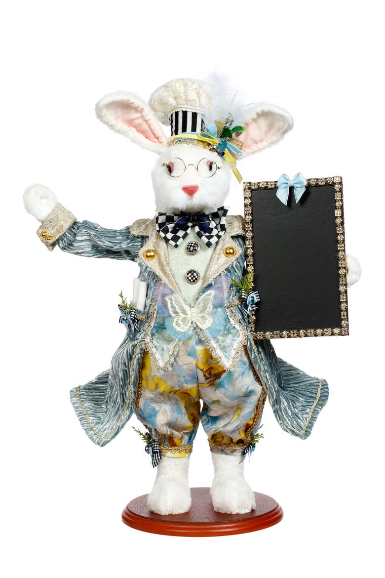 Chalkboard Rabbit, Main, color, Light Blue