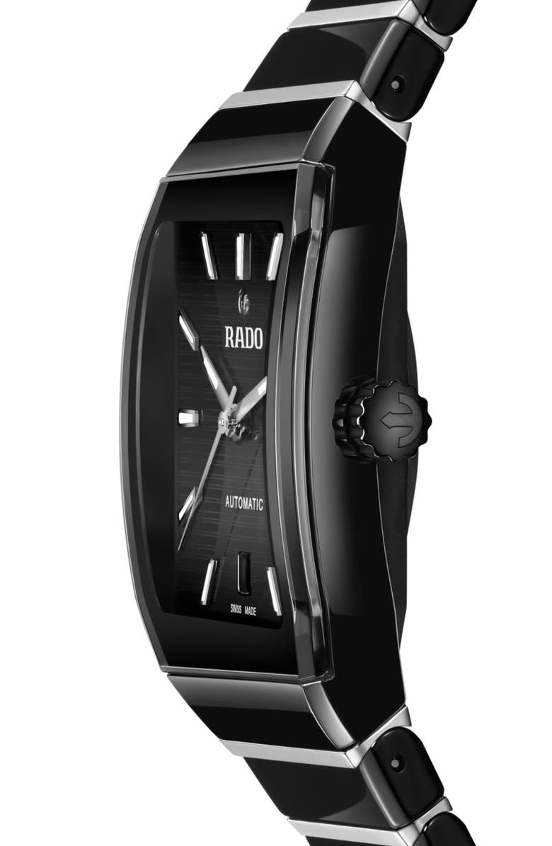 RADO Anatom Automatic Ceramic Bracelet Watch, 32.5mm, Alternate, color, 