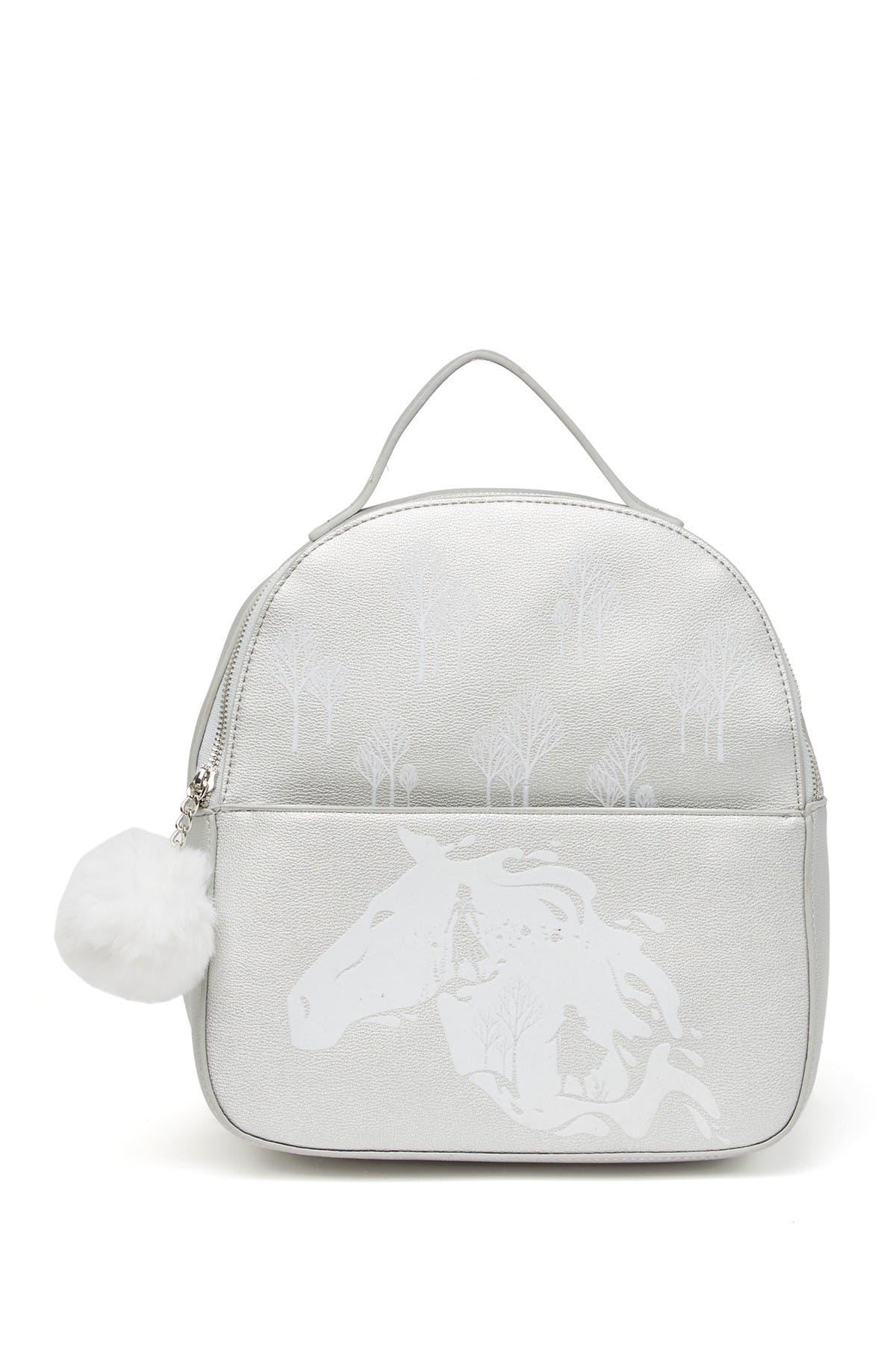 Danielle Nicole Frozen 2 Pompom Backpack, Main, color, 