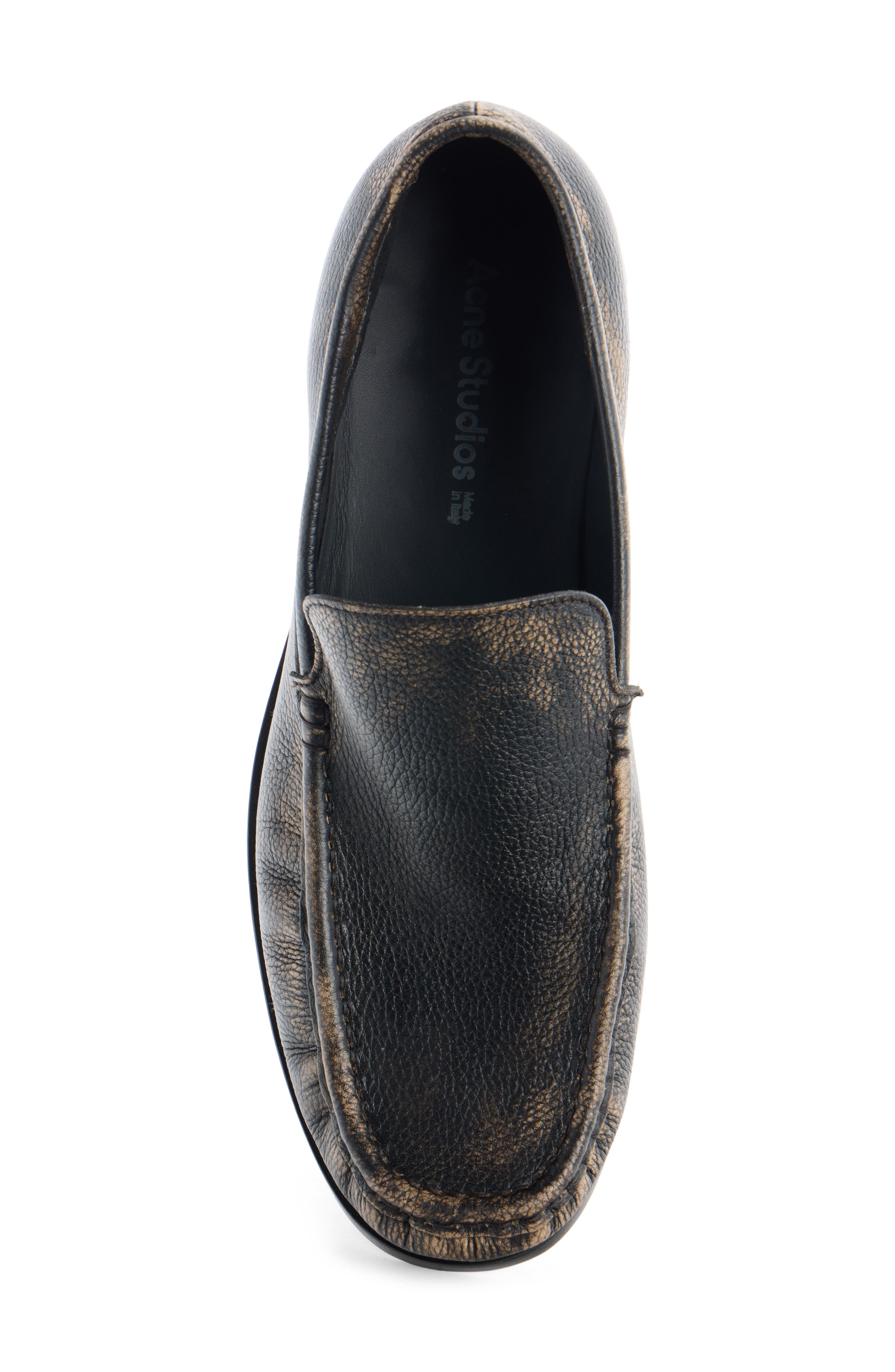 Acne Studios Bob Loafer, Alternate, color, Beige/ Black