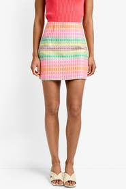 Trina Turk High-Rise Rico Jacquard Skirt
