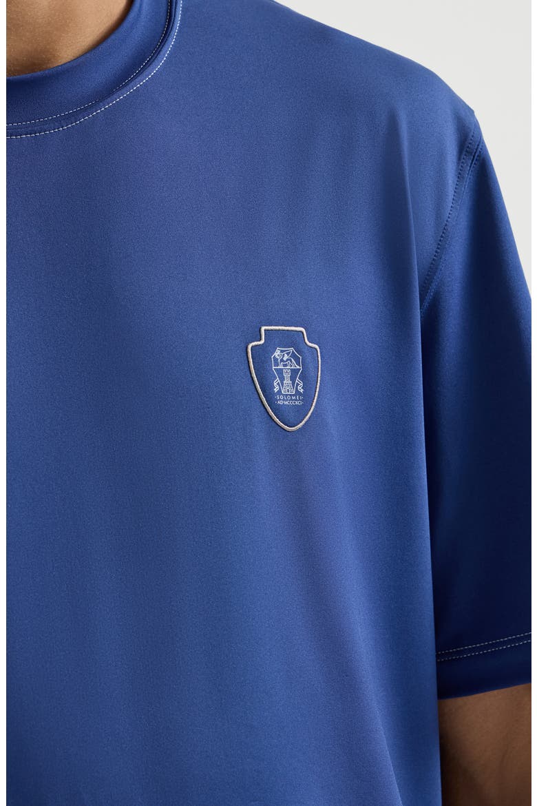 Crew-neck T-shirt, Alternate, color, Avio Blue