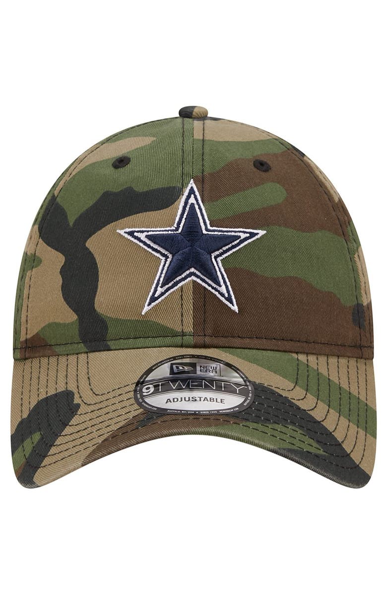 New Era Men's New Era Camo Dallas Cowboys Team Core Classic 2.0 9TWENTY Adjustable Hat, Alternate, color,