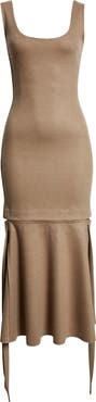 SETCHU Travel Hook & Eye Cashmere & Cotton Tank Dress
