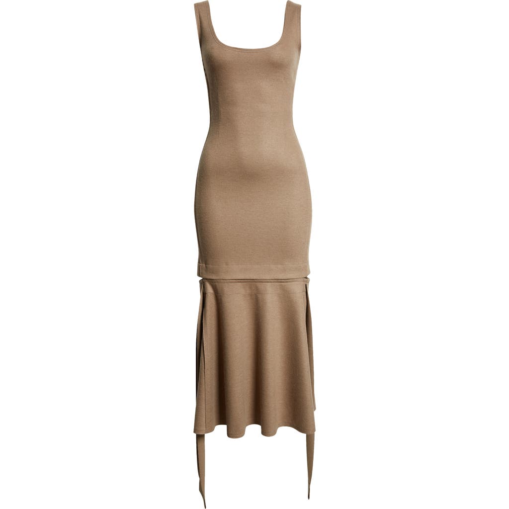 SETCHU SETCHU TRAVEL HOOK & EYE CASHMERE & COTTON TANK DRESS