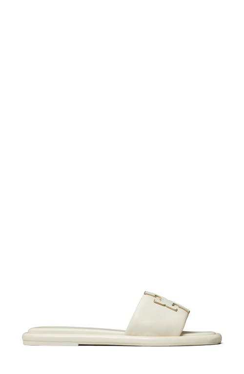 Tory Burch Double-t Leather Sport Slide Sandal
