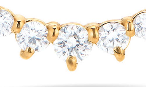 Lana 14k Gold Mini Curved Diamond Pendant Necklace In Gold