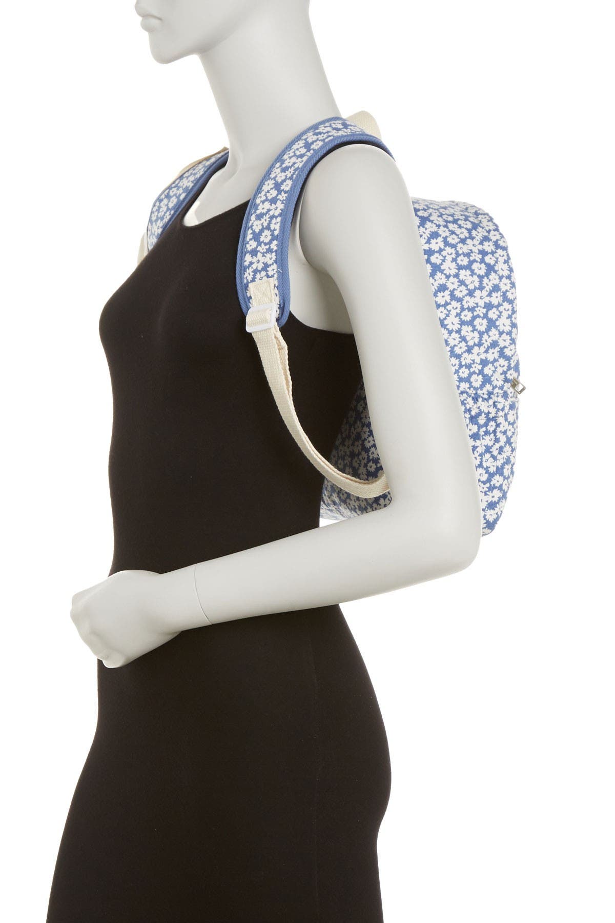 Madden Girl Printed Canvas Mid Backpack, Alternate, color, 