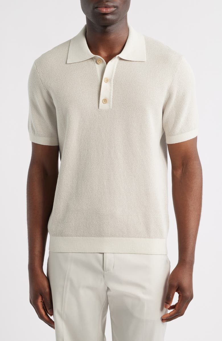 Robert Barakett Ronric Polo Sweater, Main, color, Sand