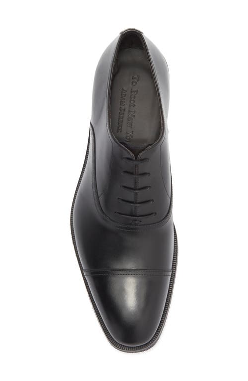 To Boot New York Amedeo Mens Leather Cap Toe Oxfords In Black