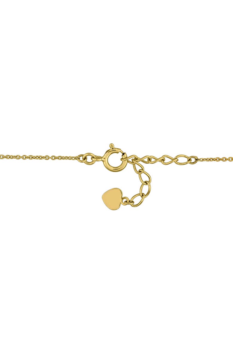 Multi-Color Gemstone Station Bracelet 10K, Alternate, color, 10k Yellow Gold