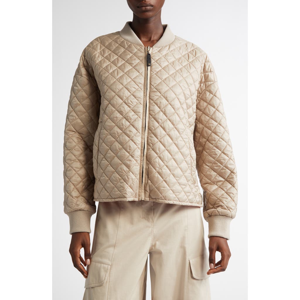 Max Mara Licia Jacket In Hazelnut Brown