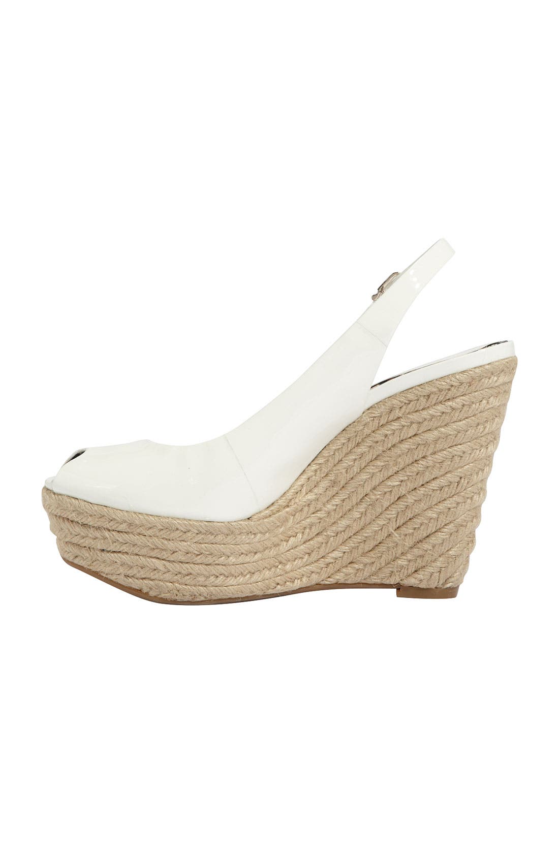 'Jungle' Espadrille Sandal, Alternate, color, WHITE