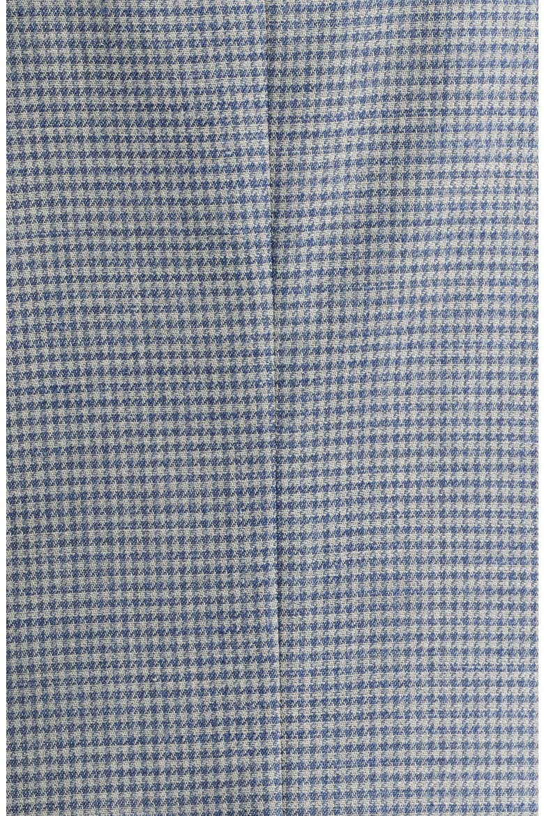 Hyperlight Soft Grey Houndstooth Check Wool & Linen Blend Sport Coat, Alternate, color, LIGHT GREY