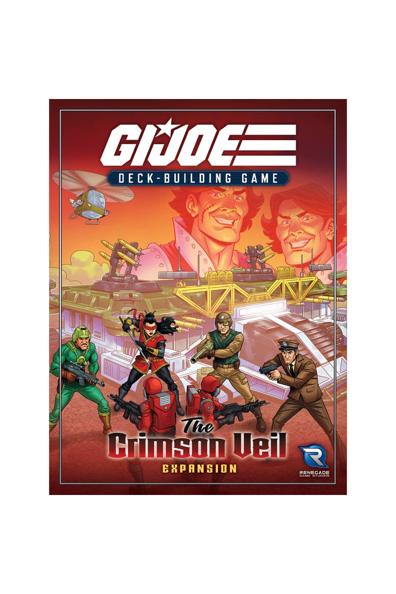 Renegade Games G.I. JOE Deck-Building Game The Crimson Veil Expansion, Alternate, color, Multicolored