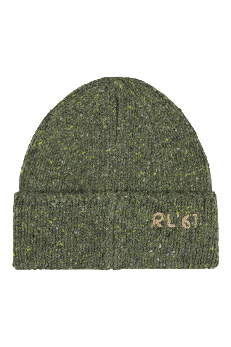 Polo Knit Tweed Beanie, Alternate, color, CRUISE OLIVE