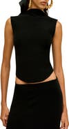 Cult Gaia Romma Mock Neck Top