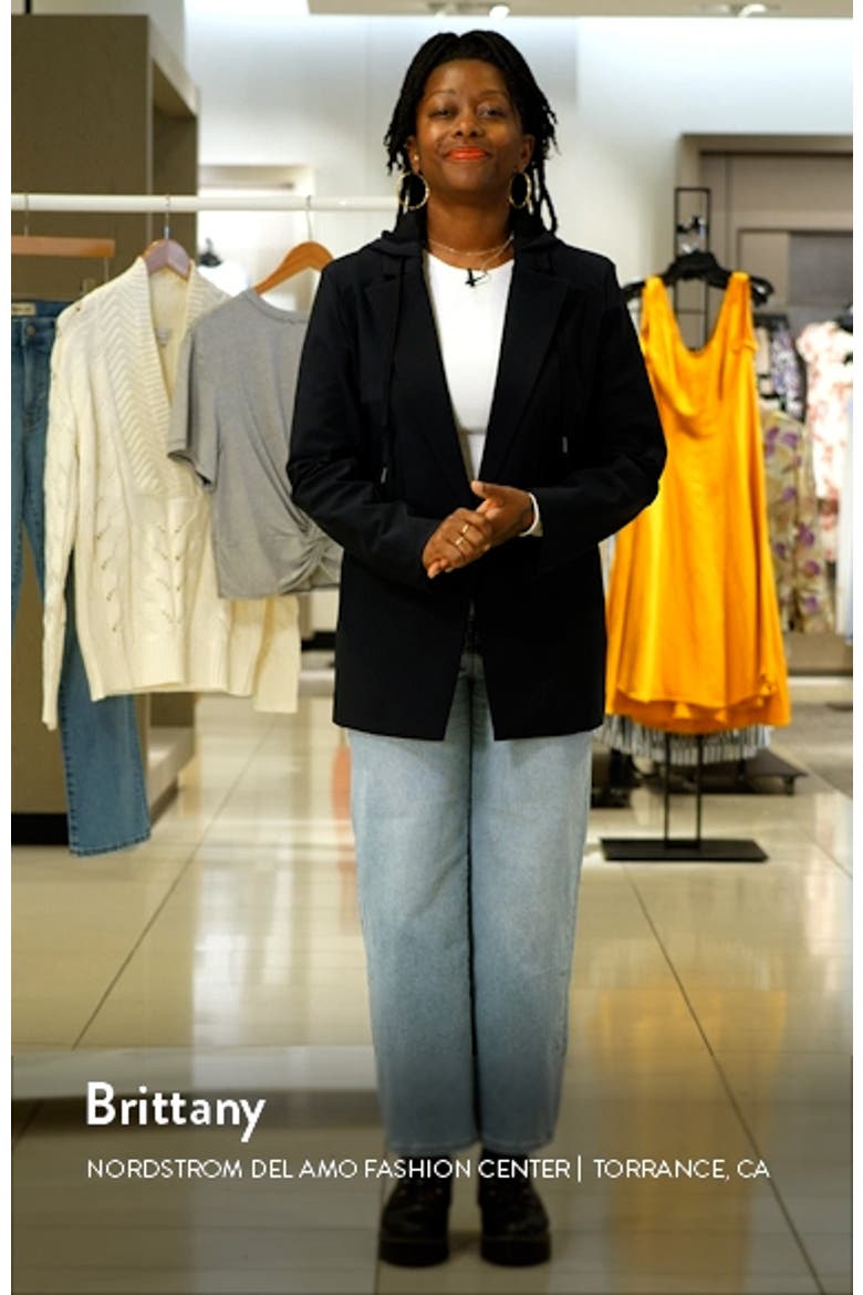 Zella Performance Hooded Blazer (Women) | Nordstrom