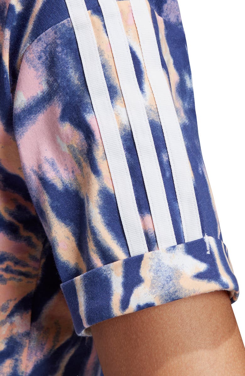 adidas Originals Adicolor Tie Dye Crop Top, Alternate, color, 