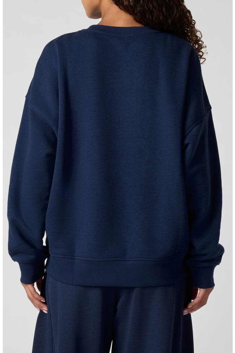 Graphic Oversized Sweatshirt, Alternate, color, NAVY
