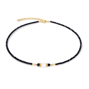 COEUR DE LION Necklace Astoria Noir Pearl Gold