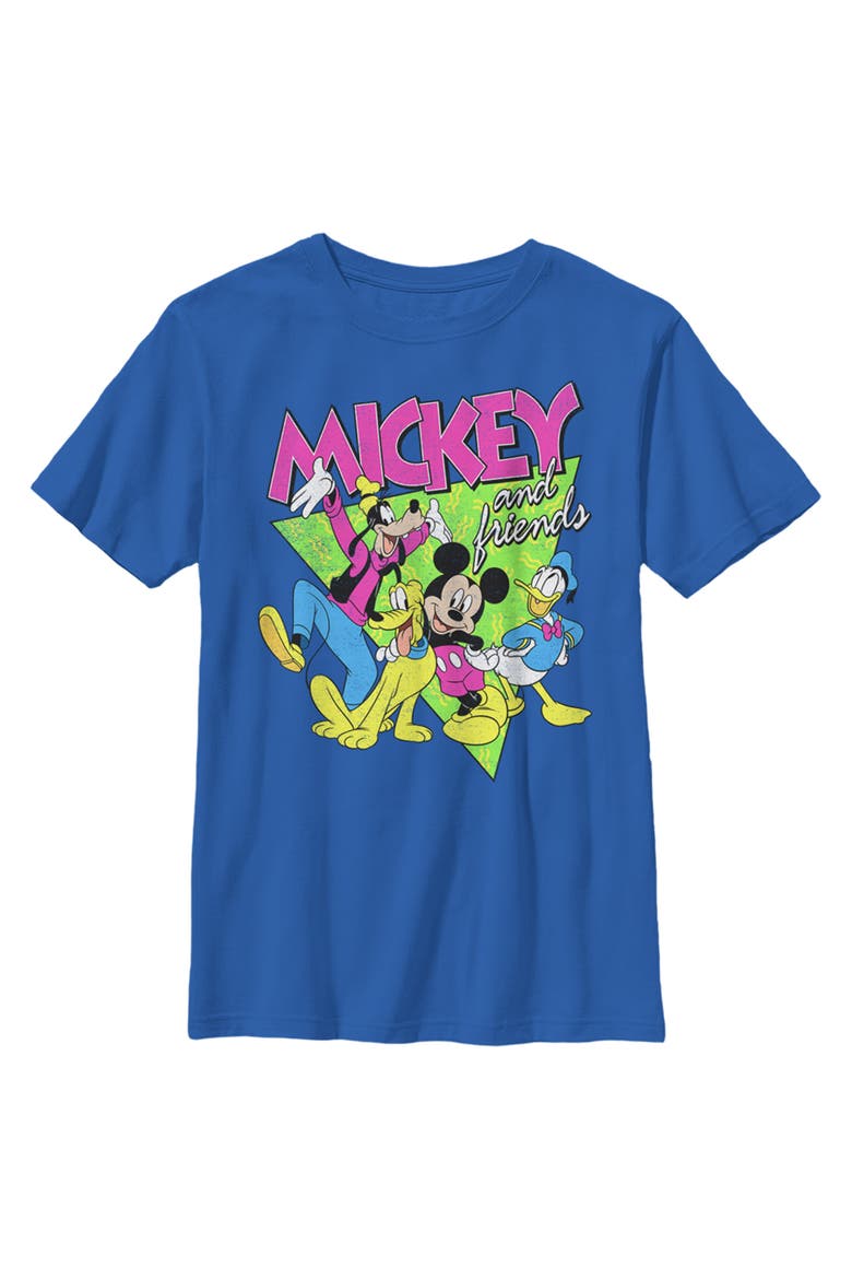 Boy's Mickey & Friends 90s Vibe  Graphic T-Shirt, Main, color, Royal Blue