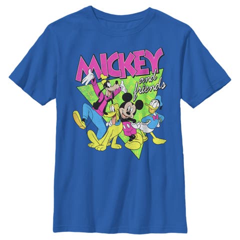 Boy's Mickey & Friends 90s Vibe  Graphic T-Shirt