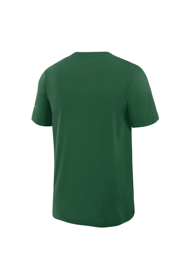 Men's Nike Green New York Jets Left End Run Slub Performance T-Shirt, Alternate, color, Green