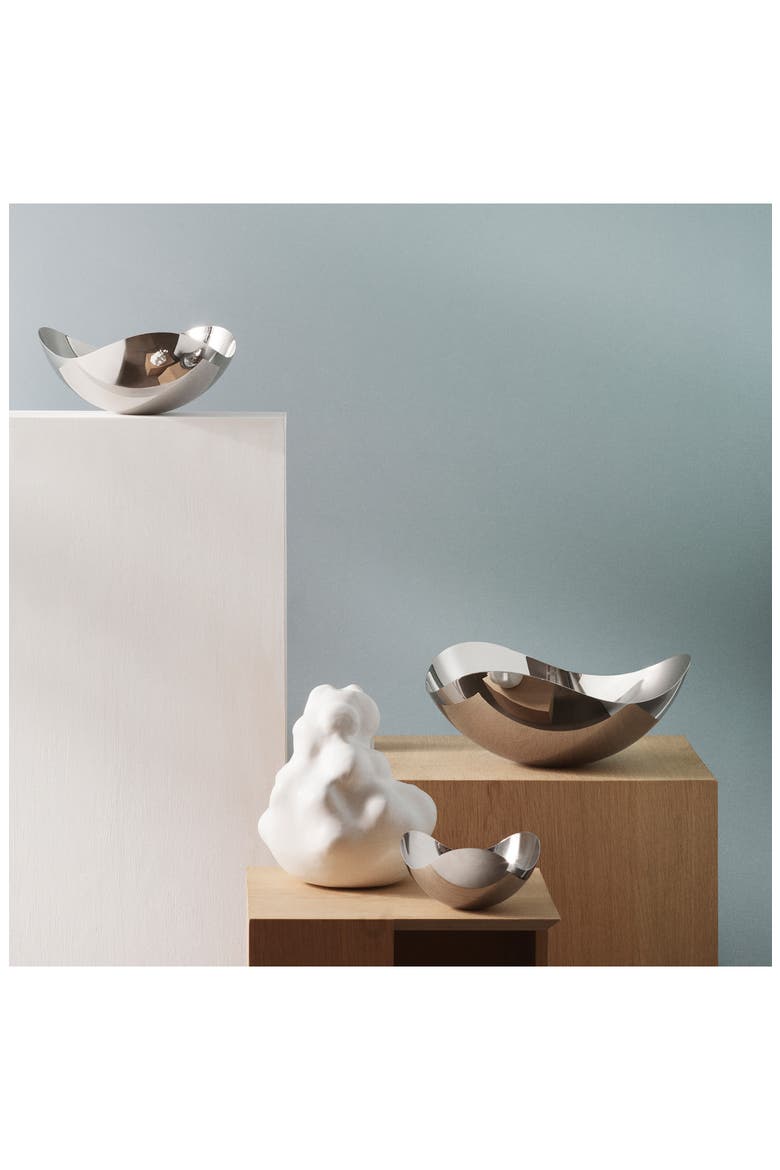 Small Bloom Stainless Steel Bowl, Alternate, color, STAINLESS STEEL