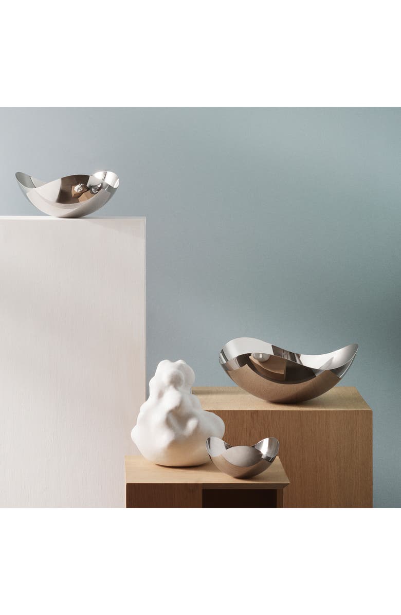 Georg Jensen Small Bloom Stainless Steel Bowl, Alternate, color,