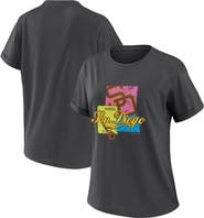 WEAR by Erin Andrews Women's WEAR by Erin Andrews Charcoal San Diego Padres Domestic Box Color Boyfriend T-Shirt