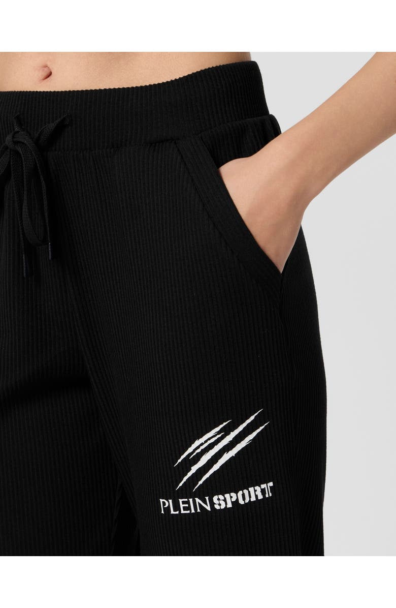 PLEIN SPORT Ribbed Joggers Scratch Women, Alternate, color, Black
