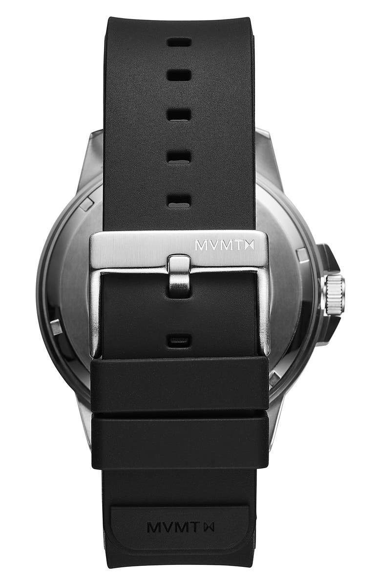 MVMT WATCHES MVMT Minimal Sport Silicone Strap Watch, 45mm, Alternate, color,