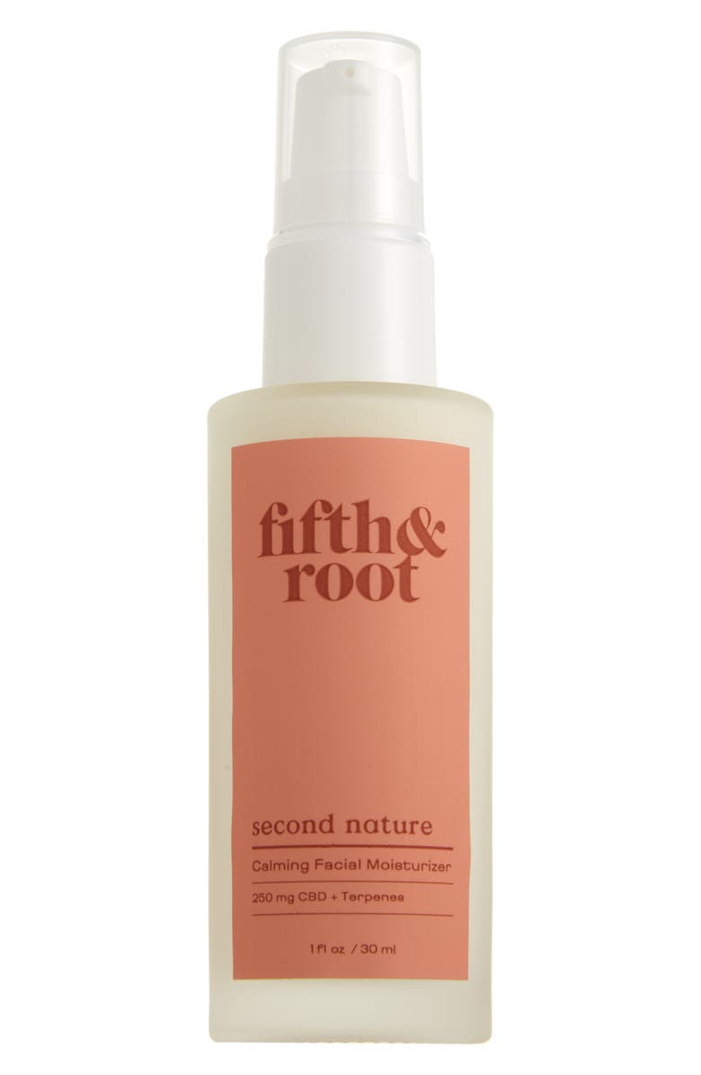 FIFTH ROOT Fifth & Root Second Nature CBD Calming Facial Moisturizer, Main, color,