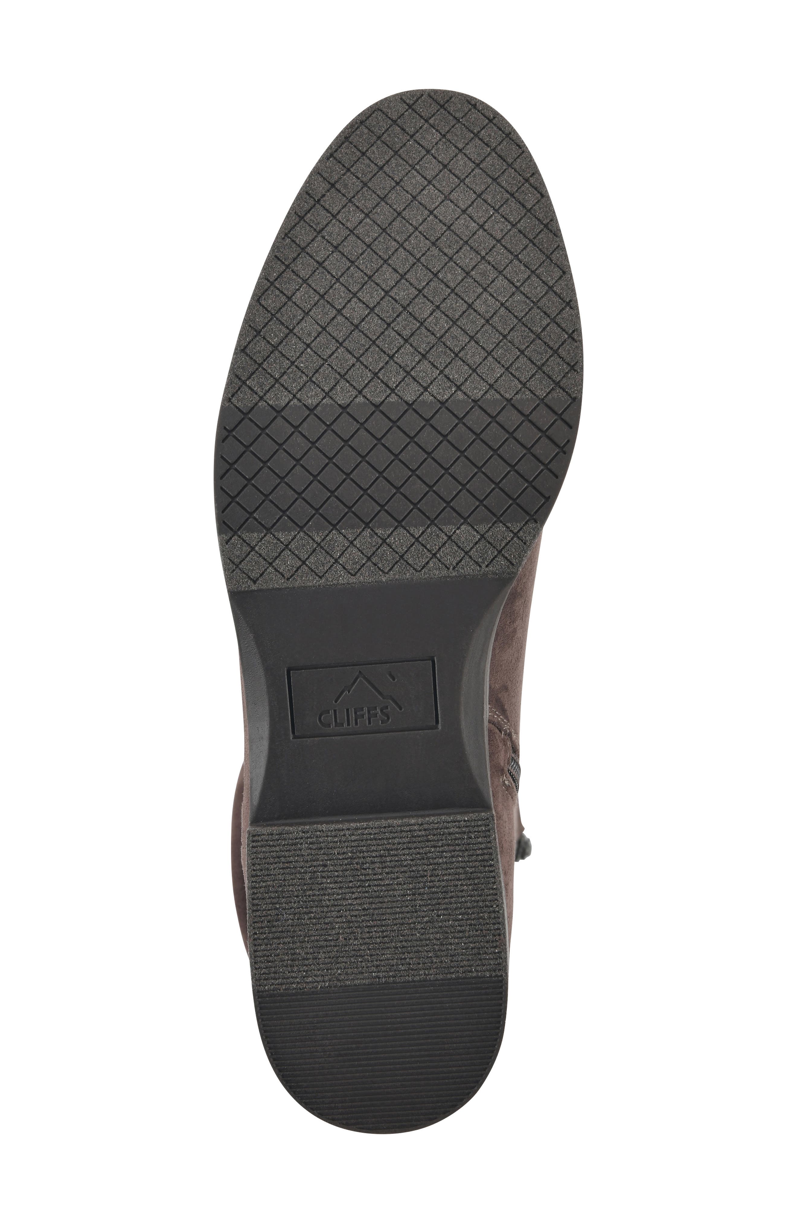 Barnes Tall Boot, Alternate, color, DARK BROWN/ FABRIC