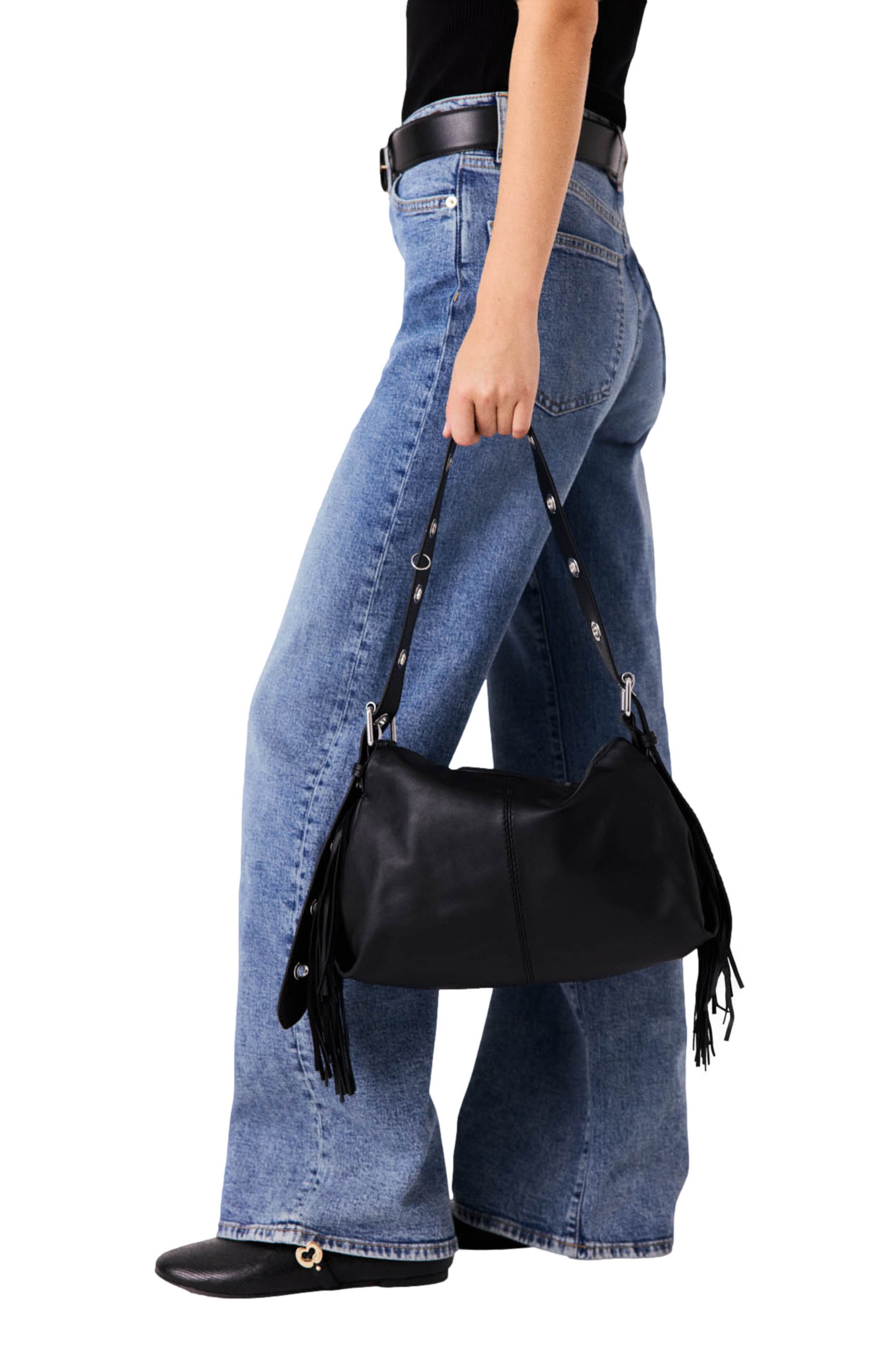 Smooth leather Miss M bag, Alternate, color, Black