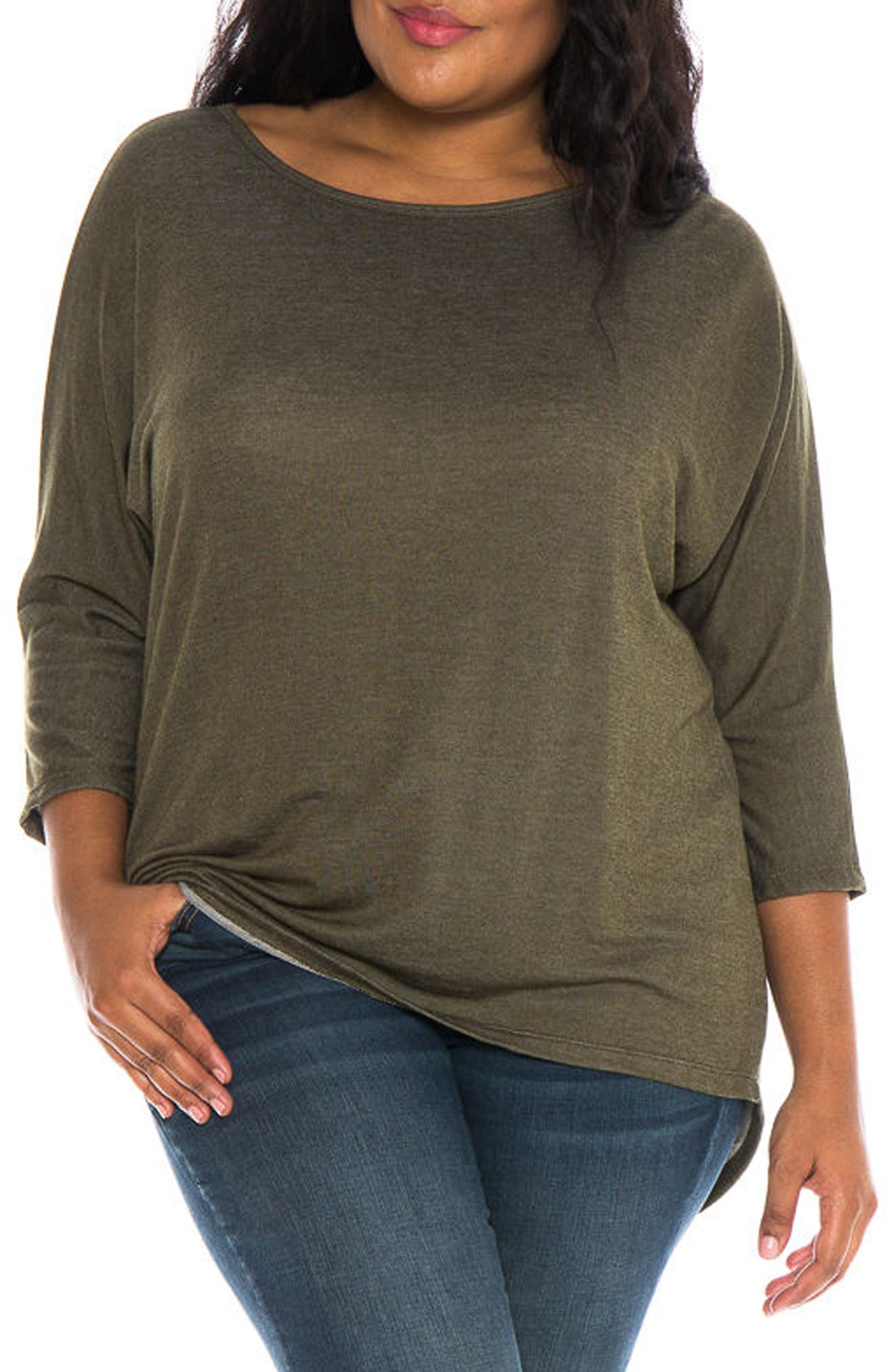SLINK Jeans Dolman Sleeve Top