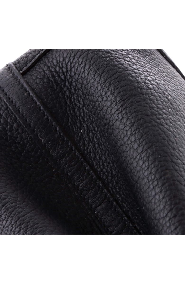 Pre-Owned Hermes Garden Party Tote Leather 30, Alternate, color, Noir