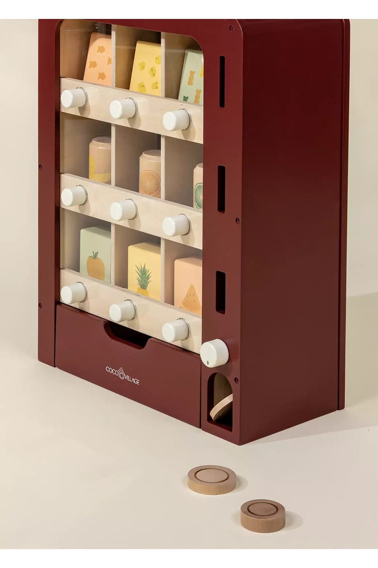 Wooden Play Vending Machine, Alternate, color, Multicolor