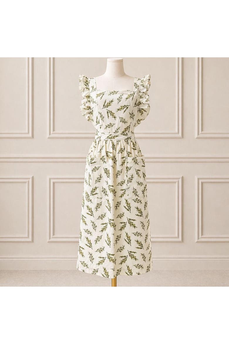 Rosemary Mommy Hostess Apron, Alternate, color, Green Rosemary