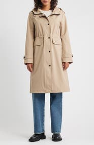 Sam Edelman Hooded Longline Coat
