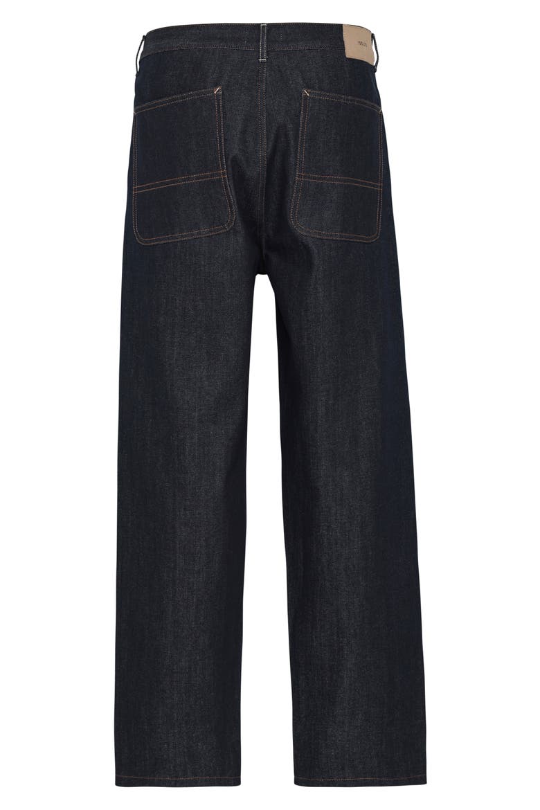 Mason Pleated Jeans, Alternate, color, RINSE WASH